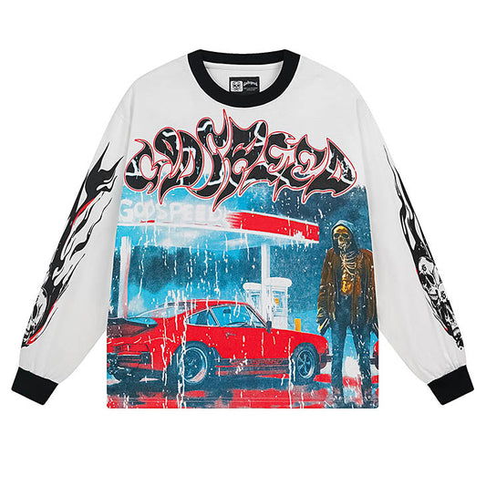 GODSPEED Sunset Drift Layered Long Sleeve T-Shirt